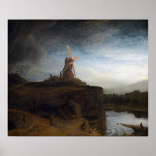 Poster Rembrandt van Rijn The Mill
