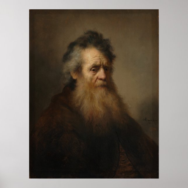 Poster Rembrandt - Velho Barbudo (Frente)