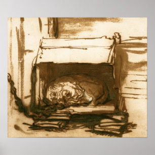 Poster Rembrandt - Vigia Suspensa