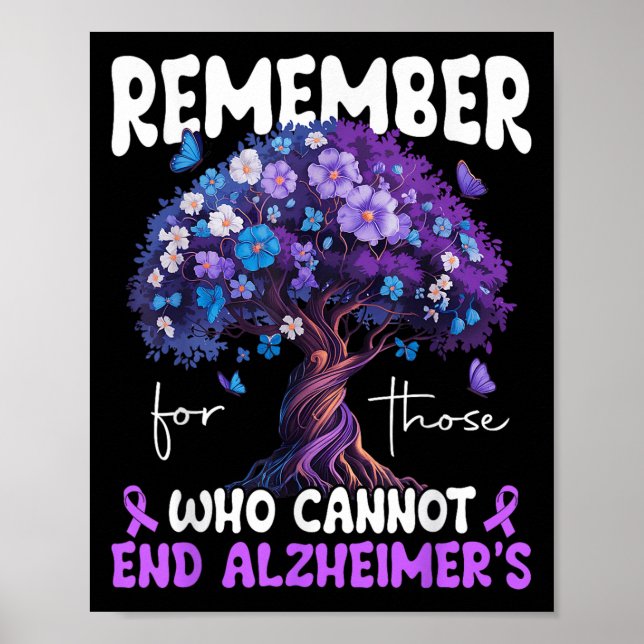 Poster Remember For Those Who Cannot Dementia Heimer's Aw (Frente)
