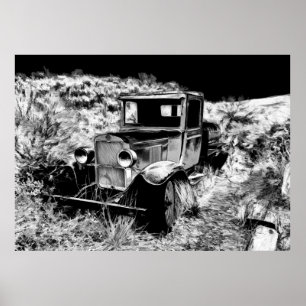 Poster Remember When - Vintage Truck