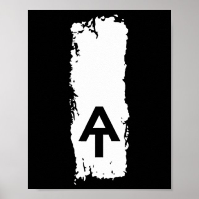 Poster Remendo de Bolso da Appalachian Trail Blaze (Frente)