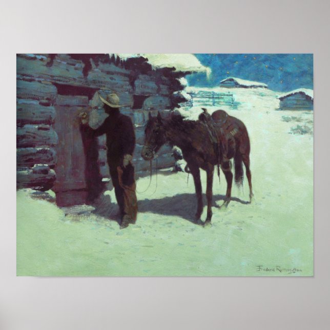 Poster Remington, O Viajante Atrasado (Frente)