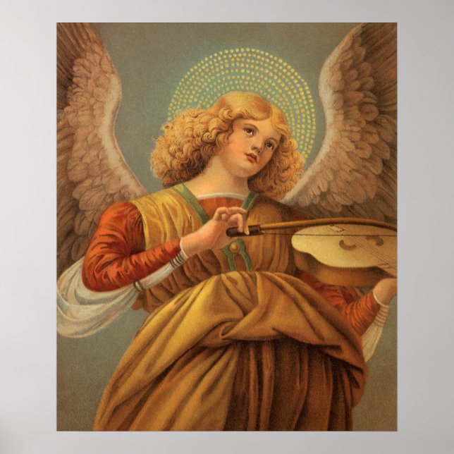 Poster Renaissance Angel Playing Violin Melozzo da Forli (Frente)