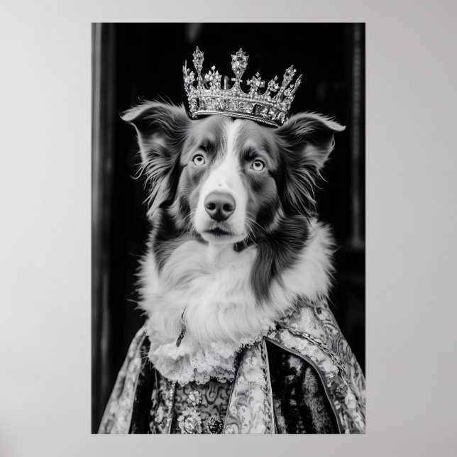 Poster Renaissance Australian Shepherd Portrait, Royal (Frente)