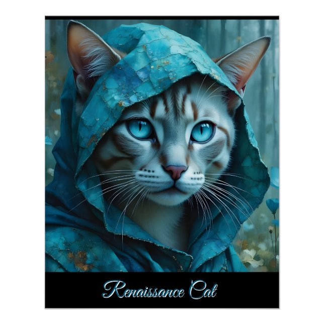 Póster Renaissance Cat (Frente)