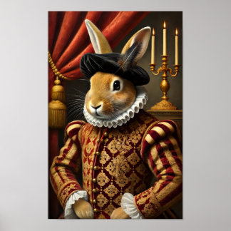 Poster Renaissance Duke Bunny