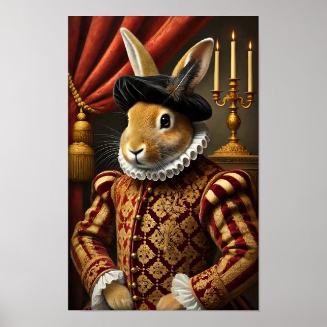 Poster Renaissance Duke Bunny (Frente)