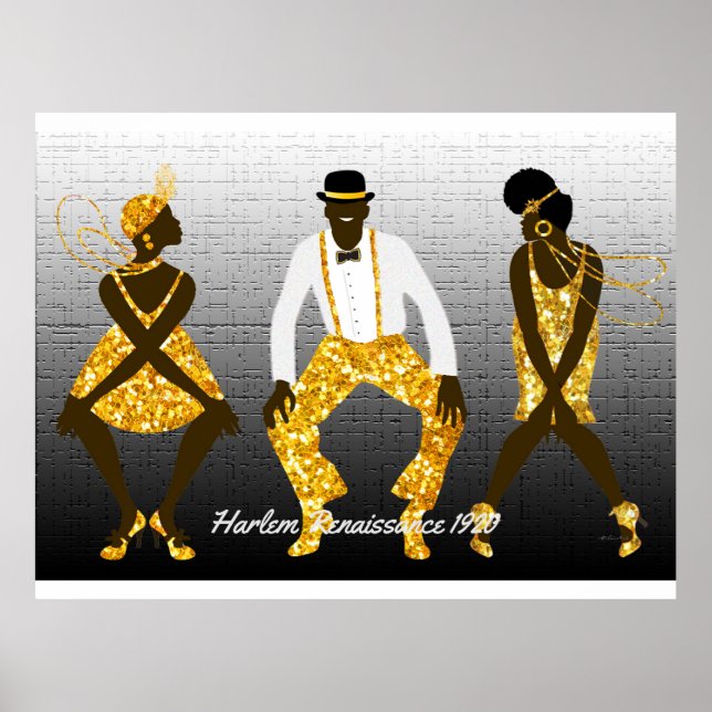 Poster Renascimento de Harlem 1920 (Frente)