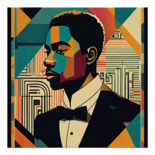 Póster Renascimento de Harlem Vintage