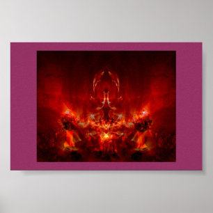 Poster Renascimento flamejante