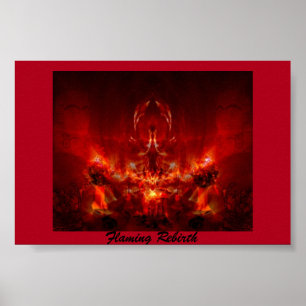 Póster Renascimento flamejante