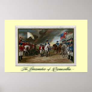 Póster Rendição do senhor Cornwallis em Yorktown