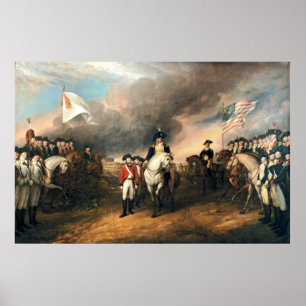 Poster RENDIÇÃO DO SENHOR CORNWALLIS por John Trumbull