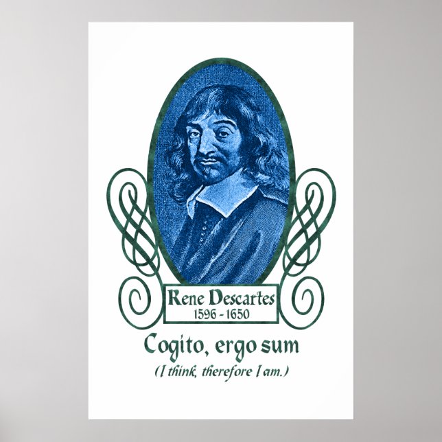 Poster René Descartes (Frente)