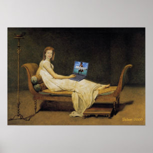 Póster Renee como a Sra. Recamier