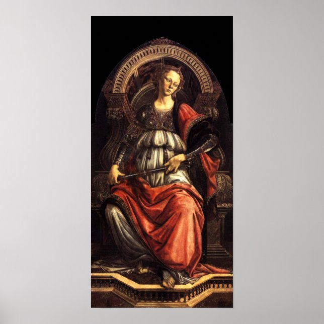 PÓSTER RENISSÂNCIA ANTIQUA VISA A FORTITUDE- FORÇA (Frente)