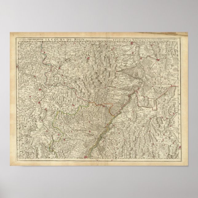 Poster Reno River Valley, França 2 (Frente)