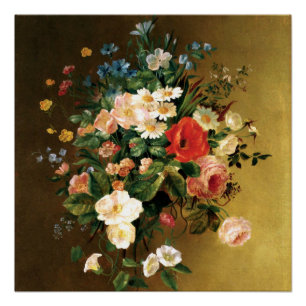 Póster Renoir - Buquê de Flores, 1858,