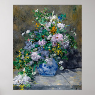 Poster Renoir, Buquê Primavera, 1866