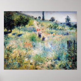 Poster Renoir - Caminho Que Lidera Através da Grama Alta