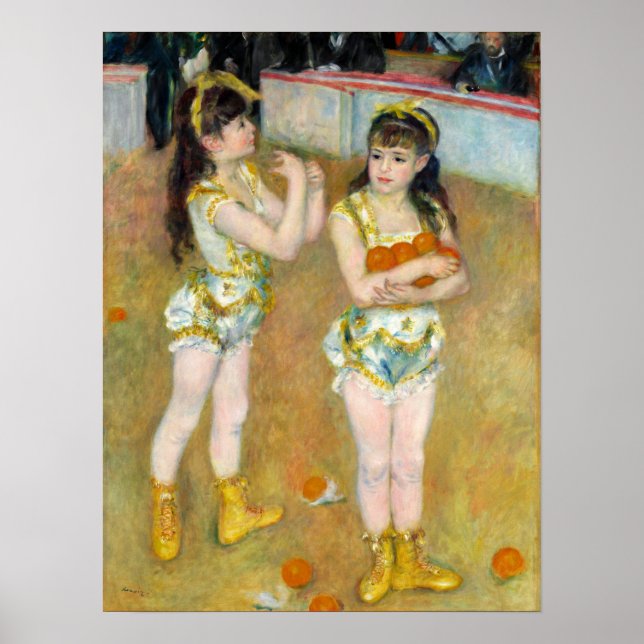 Poster Renoir - Cirque Acrobats Francisca e Angelina (Frente)