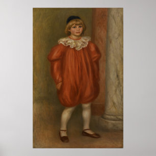 Poster Renoir - Claude Em Figurino De Palhaço