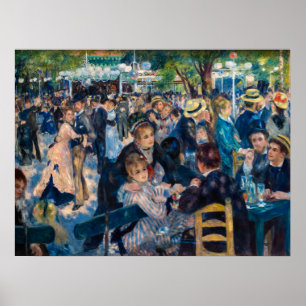 Poster Renoir - Dança no Moulin de la Galette