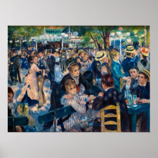 Poster Renoir - Dança no Moulin de la Galette