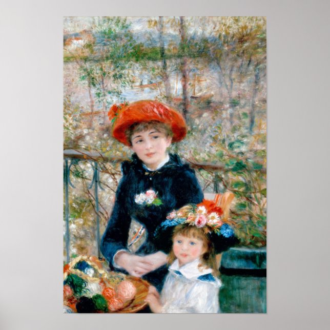 Poster Renoir "Duas Irmãs (No Terrace)" (Frente)