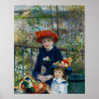 Poster Renoir - Duas Irmãs (No Terreno)
