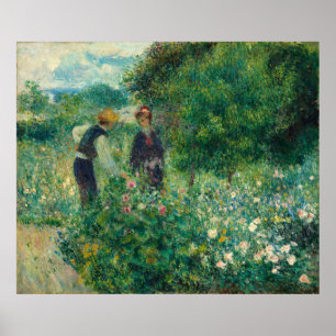 Poster Renoir, escolhendo flores