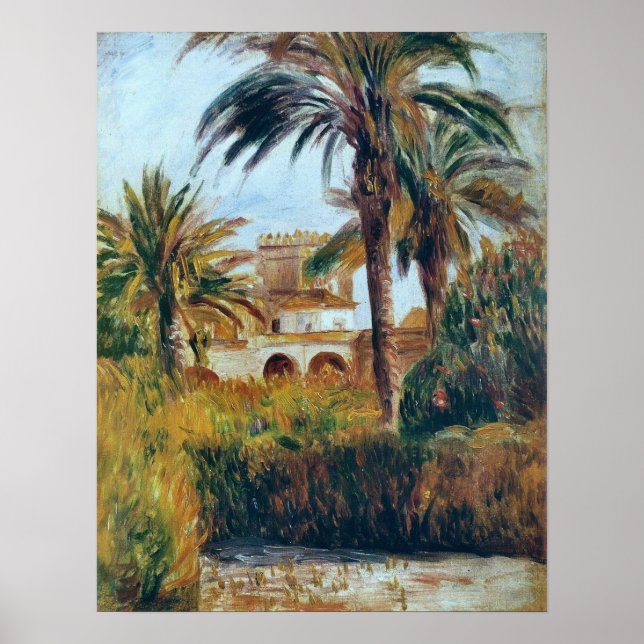 Poster Renoir - Jardim De Essai Em Argel 1882 (Frente)