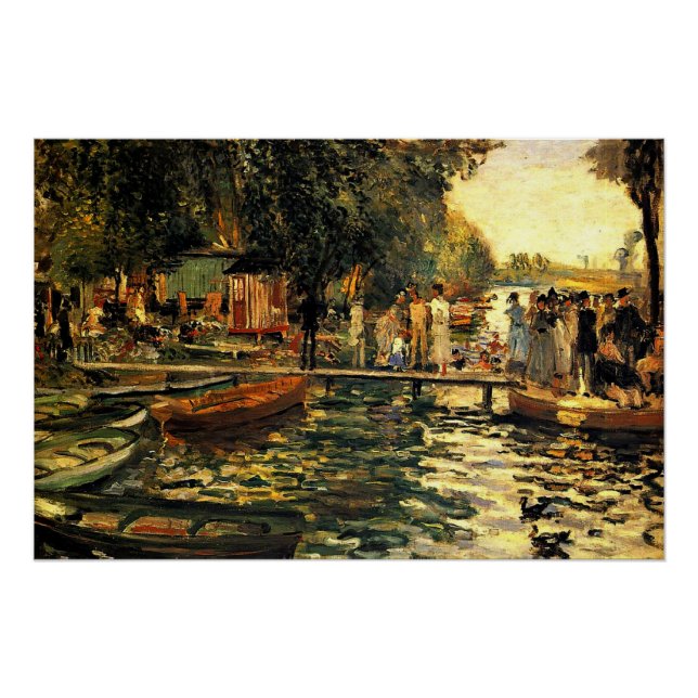 Póster Renoir - La Grenouillere (Frente)