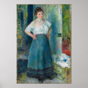 Poster Renoir, Laundress