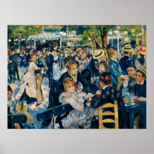 Póster Renoir - Le Moulin de la Galette