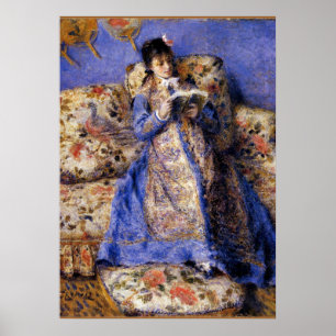 Poster Renoir - Leitura de Camille Monet