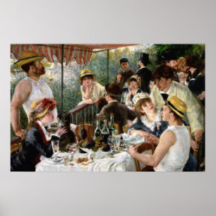 Póster Renoir: Luncheon do Partido Barco