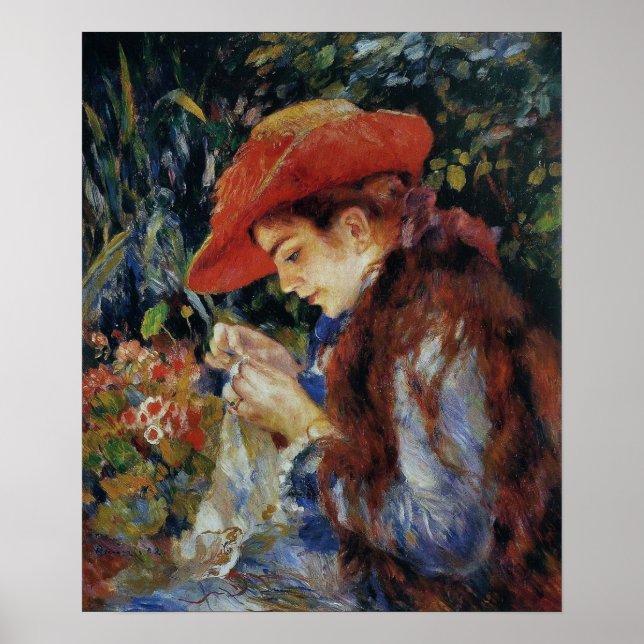 Poster Renoir - Marcha Marie-Therese Durand-Ruel 1882 (Frente)