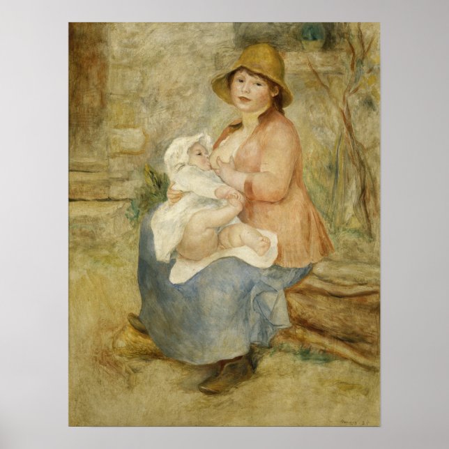 Poster Renoir - Maternidade (Frente)