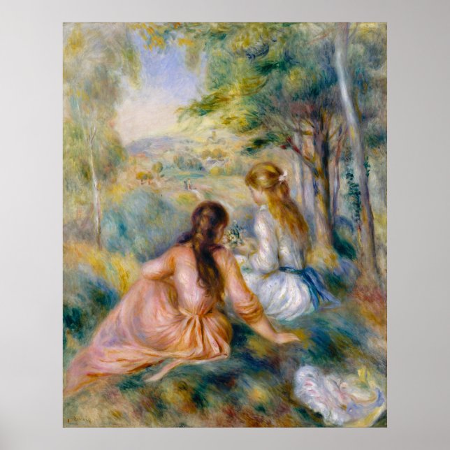 Poster Renoir, No Prado (Frente)