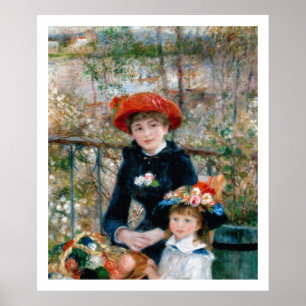 Póster Renoir - no terraço