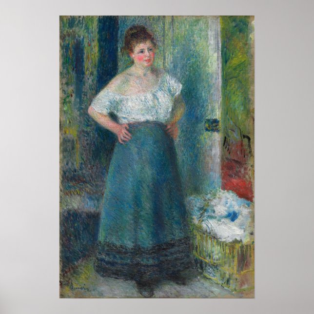 Poster Renoir - O Laundress (Frente)