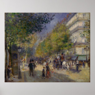 Poster Renoir - Os Boulevards de Grands