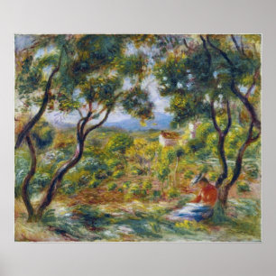 Poster Renoir - Os Vinhedos De Cagnes 1908