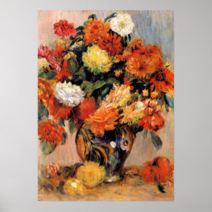 Poster Renoir - Vase das Flores, 1884