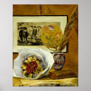 Poster Renoir - Vida Estática Com Buquê