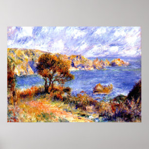 Póster Renoir - Vista em Guernsey