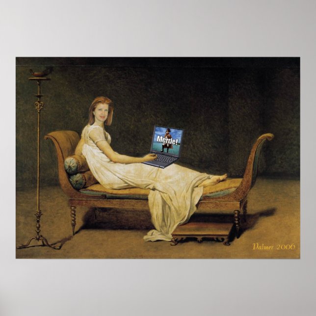 Póster Renovar como Mme Recamier (Frente)