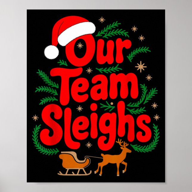 Poster Renques Escritório dos Trabalhadores do Papai Noel (Frente)
